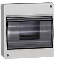 Бокс IEK Krepta 3 КМПн 2/6 146x136x83 IP30 для 6 автоматов с прозрачной крышкой картинка 